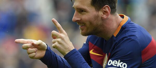 Аргентинский нападающий Лионель Месси - Sputnik Кыргызстан