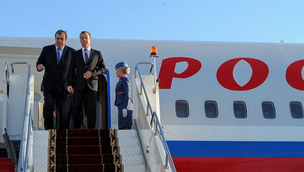 Официальный визит председателя правительства Российской Федерации Дмитрия Медведева - Sputnik Кыргызстан