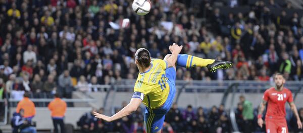 Капитан сборной Швеции Златан Ибрагимович - Sputnik Кыргызстан