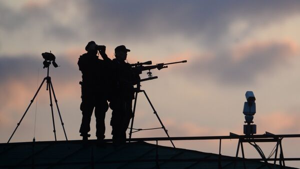Снайпер на крыше. Архивное фото - Sputnik Кыргызстан