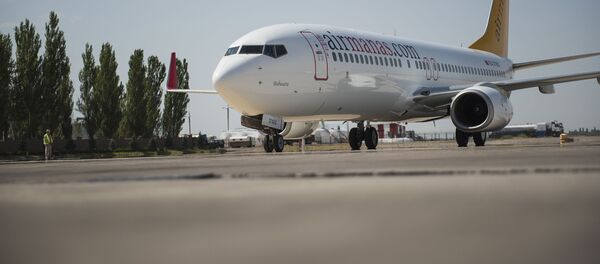 Самолет авиакомпании Air Manas. Архивное фото - Sputnik Кыргызстан