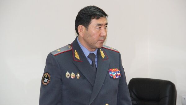 Первый заместитель министра ВД Суйун Омурзаков. Архивное фото - Sputnik Кыргызстан