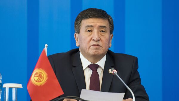 Архивное фото и.о главы правительства КР Сооронбая Жээнбекова - Sputnik Кыргызстан