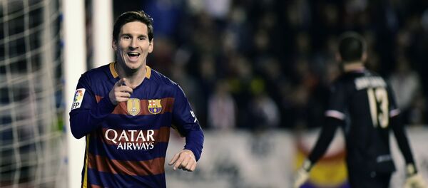 Футболчу Лионель Месси. Архив - Sputnik Кыргызстан