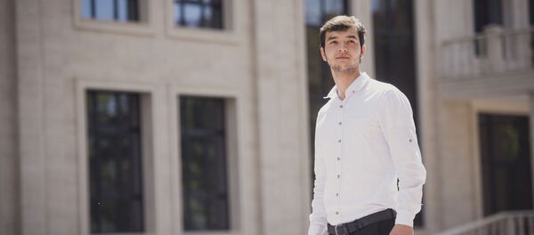 Студент, который учится в США, будущий программист Абдуллах Караман. Архивное фото - Sputnik Кыргызстан