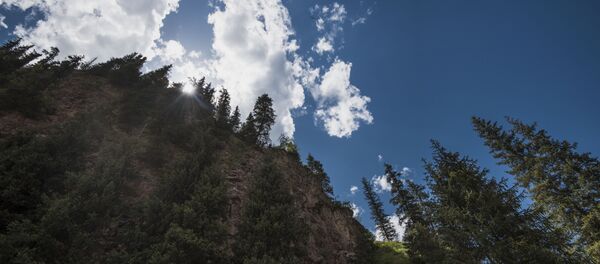 Горное ущелье Джеты-Огуз в Иссык-Кульской области - Sputnik Кыргызстан