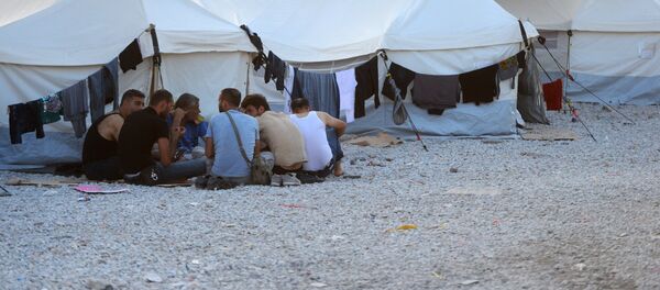 Лесбос аралындагы качкындар. Архив - Sputnik Кыргызстан