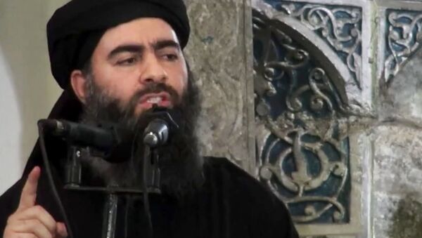 Лидер террористической группировки Исламское государство * Абу Бакр аль-Багдади. Архивное фото - Sputnik Кыргызстан