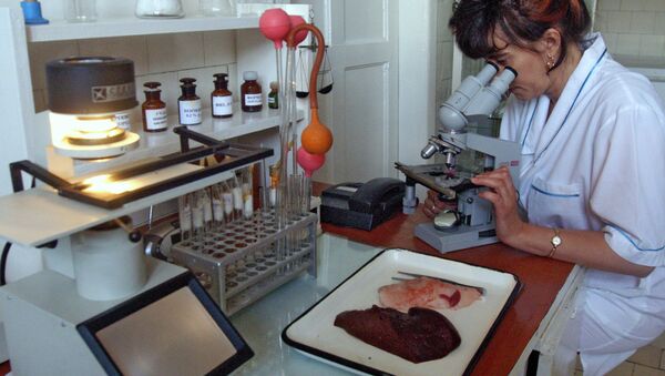 Лаборатория ветеринарного контроля. Архивное фото - Sputnik Кыргызстан