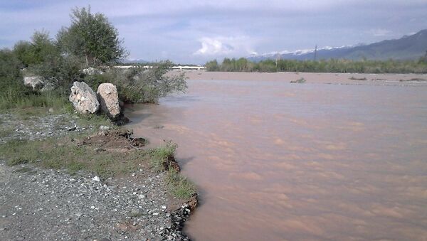 Последствия селевого потока в Ат-Башинском районе Нарынской области - Sputnik Кыргызстан