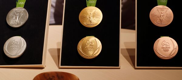 Комплекты медалей Рио. Архивное фото - Sputnik Кыргызстан