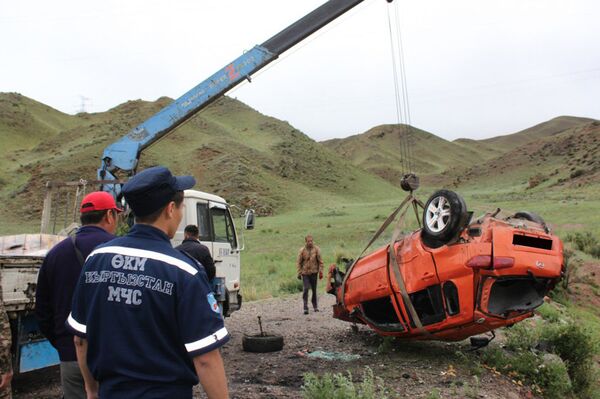 ДТП на автодороге Бишкек — Нарын — Торугарт - Sputnik Кыргызстан