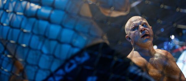 Архивное фото бойца смешанных единоборств Федора Емельяненко во время боя - Sputnik Кыргызстан