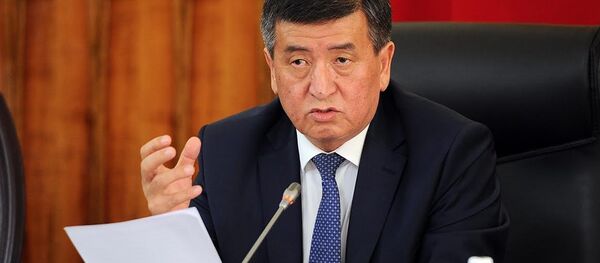 Премьер-министр Кыргызстана Сооронбай Жээнбеков. Архивное фото Премьер-министр Кыргызстана Сооронбай Жээнбеков. Архивное фото - Sputnik Кыргызстан