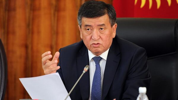 Премьер-министр Кыргызстана Сооронбай Жээнбеков. Архивное фото - Sputnik Кыргызстан