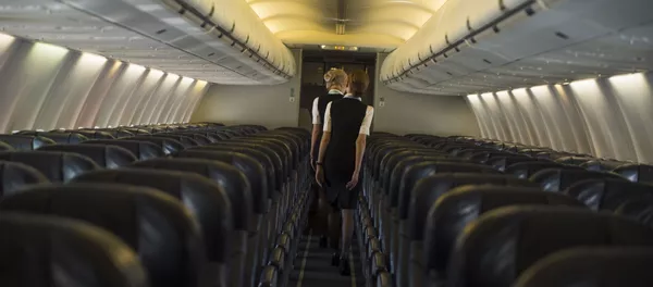 Стюардессы в салоне самолета. Архивное фото - Sputnik Кыргызстан