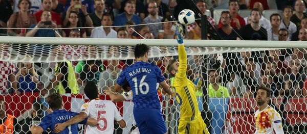 Футбол. Чемпионат Европы - 2016. Матч Хорватия - Испания - Sputnik Кыргызстан