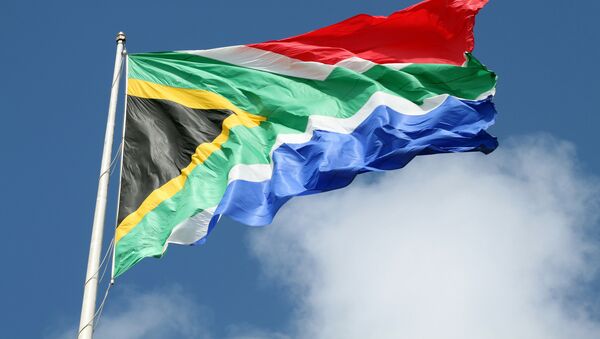 Флаг Южно-Африканской Республики. Архивное фото - Sputnik Кыргызстан