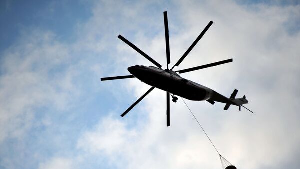 Вертолет для тушения пожаров. Архивное фото - Sputnik Кыргызстан