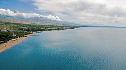 Пляжный сезон на Иссык-Куле