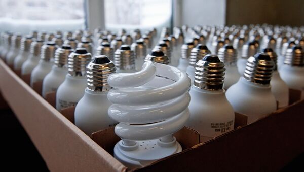 Энергосберегающие лампы. Архивнео фото - Sputnik Кыргызстан