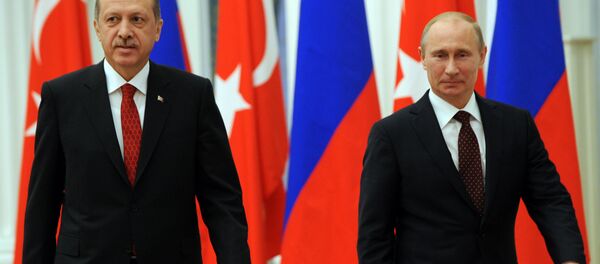 Президент России Владимир Путин глава Турции Реджеп Тайип Эрдоган. Архивное фото Президент России Владимир Путин глава Турции Реджеп Тайип Эрдоган. Архивное фото - Sputnik Кыргызстан