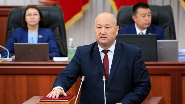 Вице-премьер Жеңиш Разаков. Архив - Sputnik Кыргызстан