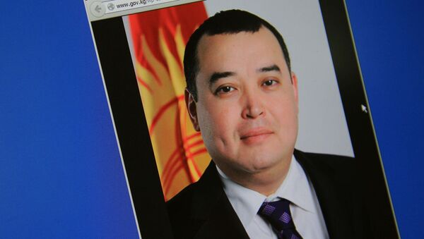 Снимок с официального сайта Правительства КР. Мамбетжанов Мэлис Тулиндыевич. Архивное фото - Sputnik Кыргызстан