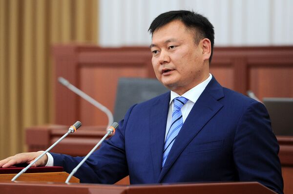 Вице-премьер по экономике Дуйшенбек Зилалиев - Sputnik Кыргызстан