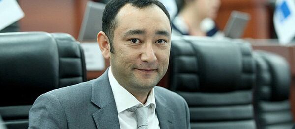 Депутат фракции СДПК Музаффар Исаков. Архивное фото - Sputnik Кыргызстан