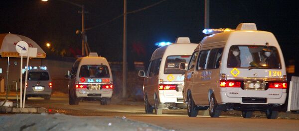 ТЕз жардам автоунаасы Кытайда. Архив - Sputnik Кыргызстан