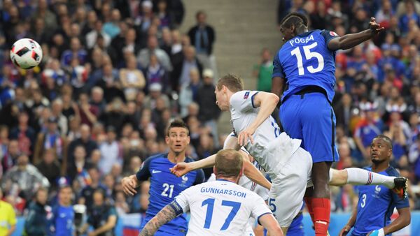 Футбол. Чемпионат Европы — 2016. Матч Франция — Исландия - Sputnik Кыргызстан