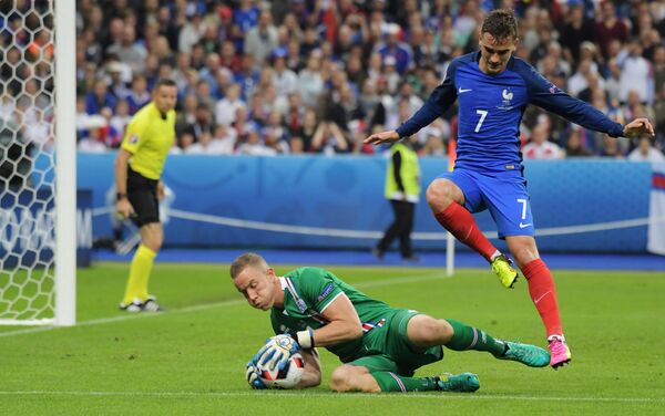 Франциянын курама командасы чейрек финалда исландиялыктарды утуп алды. - Sputnik Кыргызстан