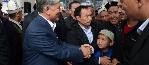 Праздничный айт-намаз в селе Арашан - Sputnik Кыргызстан