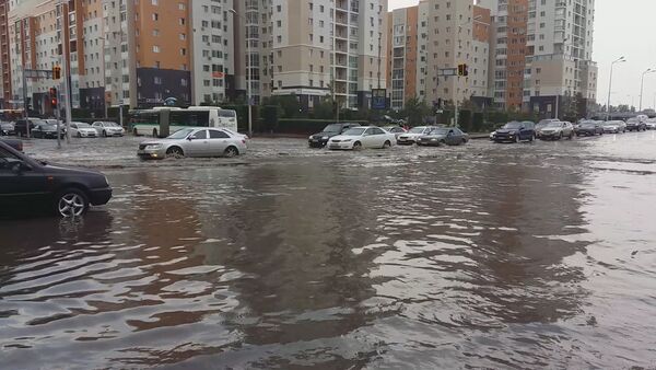 В день столицы затопило Астану - Sputnik Кыргызстан