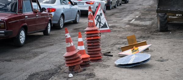 Автомобильный затор. Архивное фото - Sputnik Кыргызстан