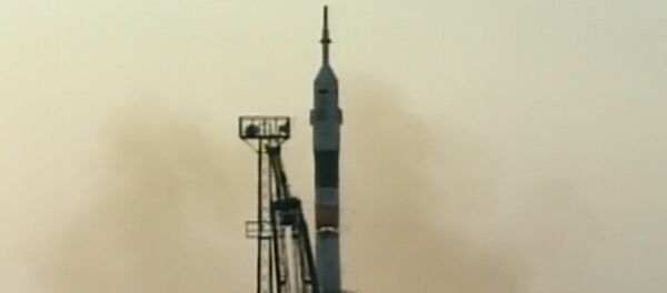 Кадры старта ракеты-носителя с первым кораблем новой серии Союз МС - Sputnik Кыргызстан