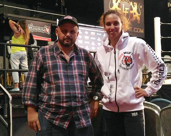 Спортсменка Антонина Шевченко с тренером Павлом Федотовым - Sputnik Кыргызстан