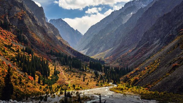 Архивное фото речки в Национальном природном парке Ала-Арча - Sputnik Кыргызстан