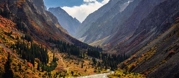 Вид на Национальный природный парк Ала-Арча. Архивное фото - Sputnik Кыргызстан