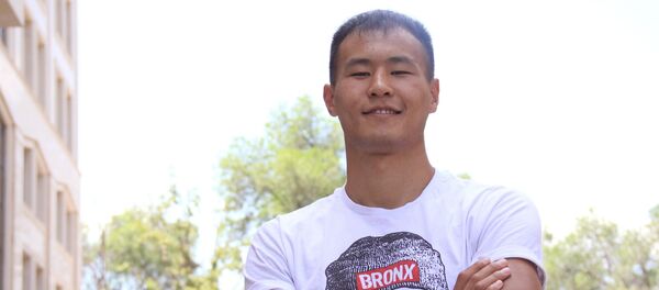 Боксер из Кыргызстана Эркин Адылбек уулу. Архивное фото - Sputnik Кыргызстан