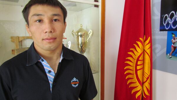 Кыргызстанский борец греко-римского стиля Арсен Эралиев. Архивное фото - Sputnik Кыргызстан