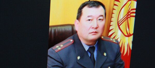 Снимок с сайта ГУВД Чуйской области, на фото Капар Батырканов - Sputnik Кыргызстан