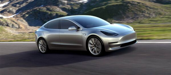 Автомобиль Tesla Motors model-3. Архивное фото - Sputnik Кыргызстан