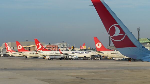 Turkish Airlines авиакомпаниясынын учактары. Архив - Sputnik Кыргызстан