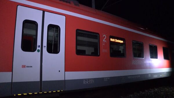 Мужчина с топором напал на пассажиров поезда в Германии. Кадры с места ЧП - Sputnik Кыргызстан