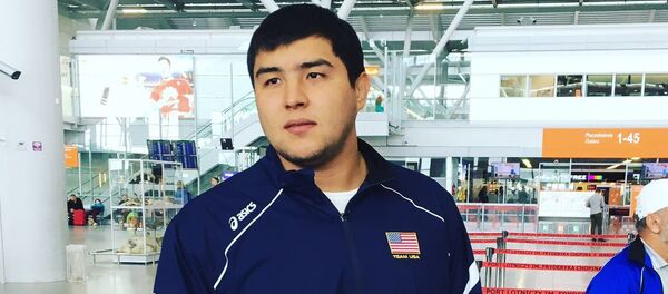 Участник Олимпиады-2016 борец греко-римского стиля Мурат Рамонов. Архивное фото - Sputnik Кыргызстан