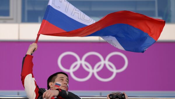 Российские болельщики на олимпиадах. Архивное фото - Sputnik Кыргызстан