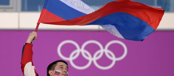 Российские болельщики на олимпиадах. Архивное фото Российские болельщики на олимпиадах. Архивное фото - Sputnik Кыргызстан
