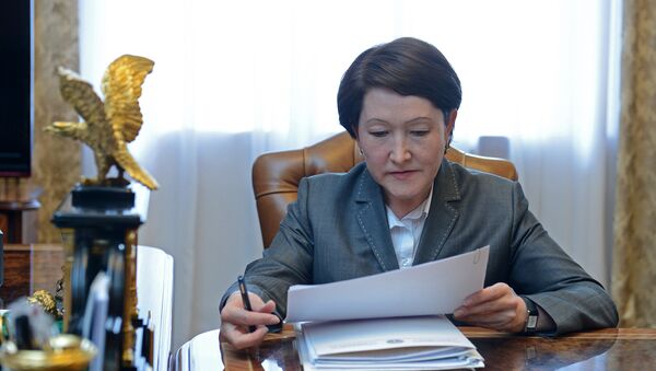 Председатель Центральной комиссии по выборам и проведению референдумов Нуржан Шайлдабекова - Sputnik Кыргызстан